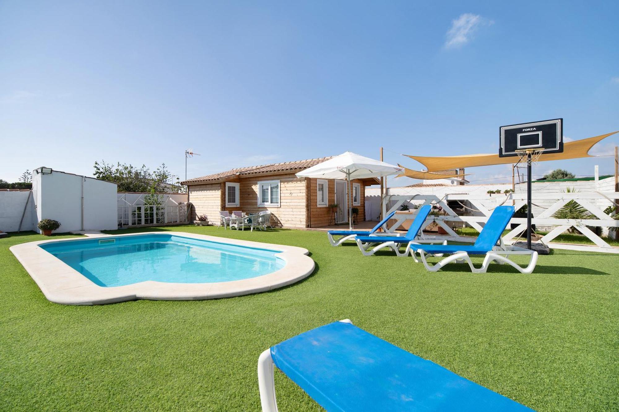 Villa Fuego - Solo Familias Chiclana de la Frontera Kültér fotó