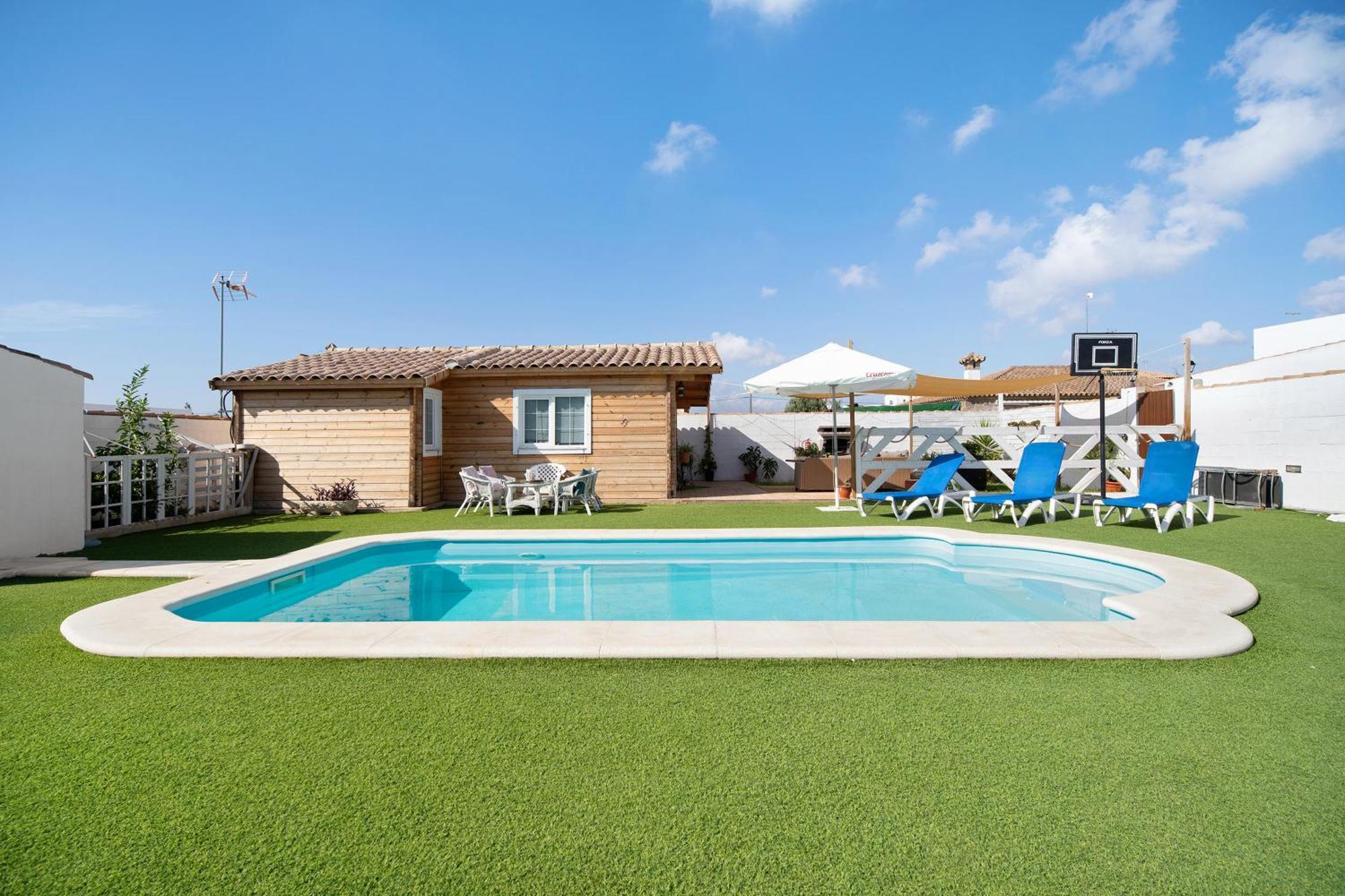 Villa Fuego - Solo Familias Chiclana de la Frontera Kültér fotó